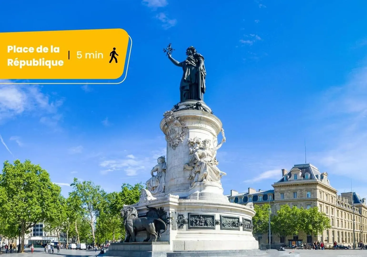 Daire Martine Suite, Place De La Republique Paris